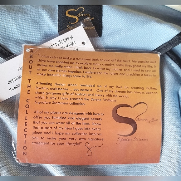 Serena Williams Signature Collection Light Weight Jacket Size 1X New - Picture 5 of 6